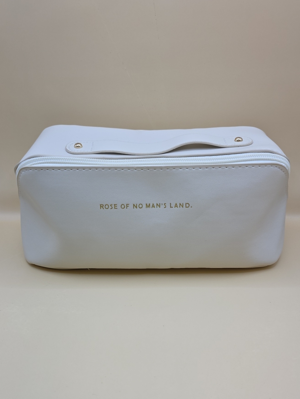 White Travel Toiletry Bag